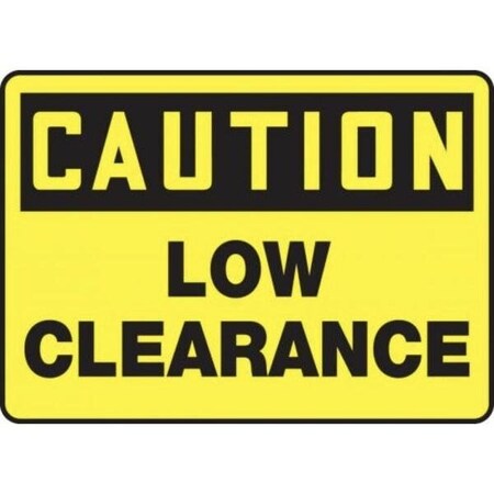 Accuform OSHA CAUTION SAFETY SIGN LOW MECR625XL MECR625XL